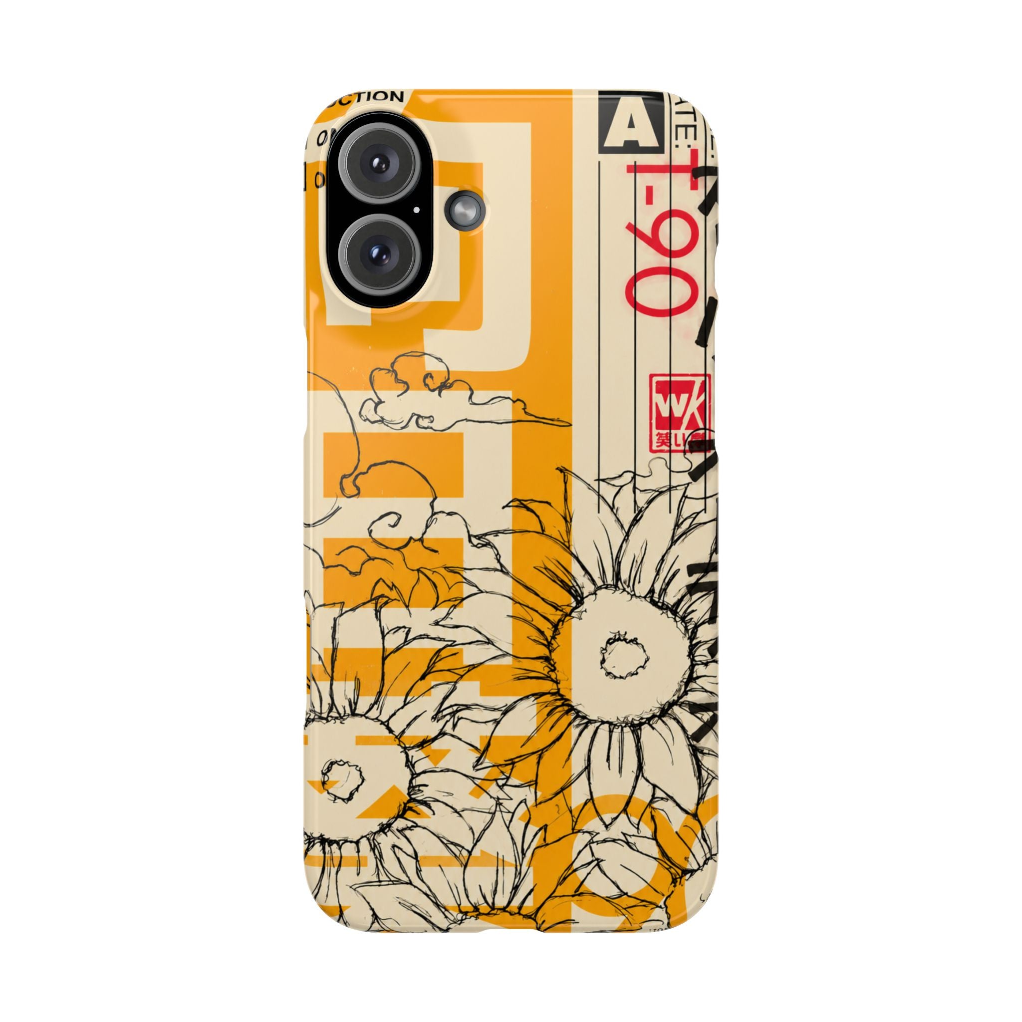 Retro Cassette Floral Phone Case