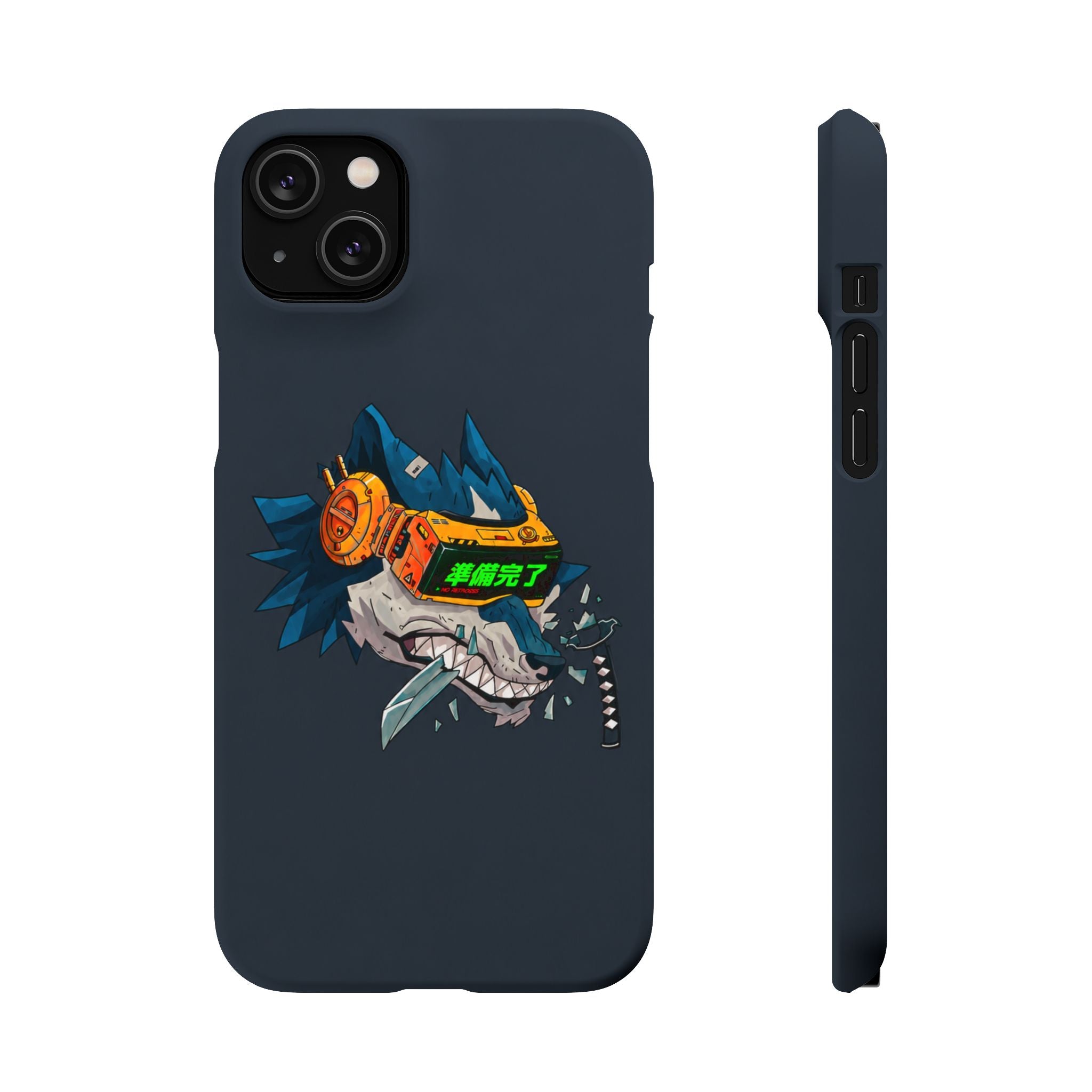 Cyberpunk Wolf Phone Case
