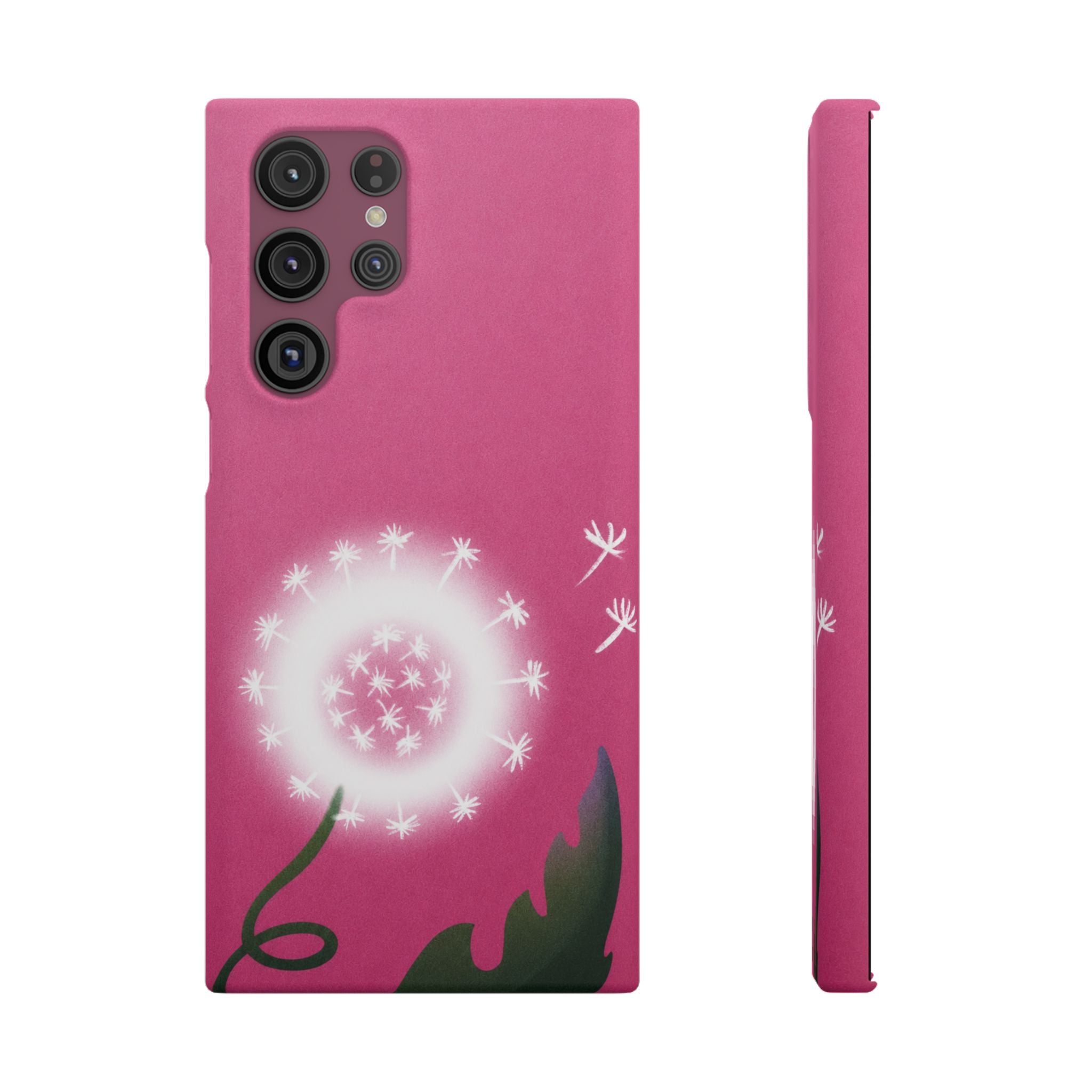 Pink Dandelion Phone Case