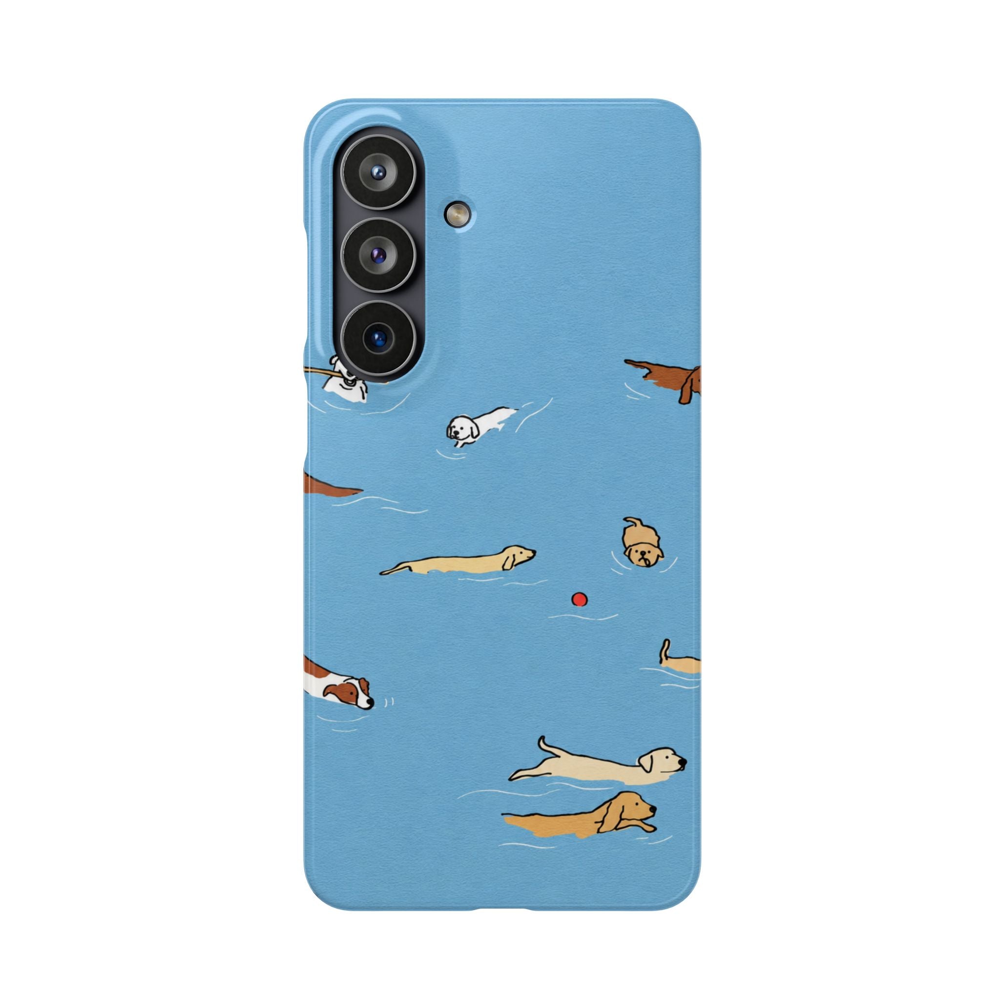 Swimming Dogs Phone Case