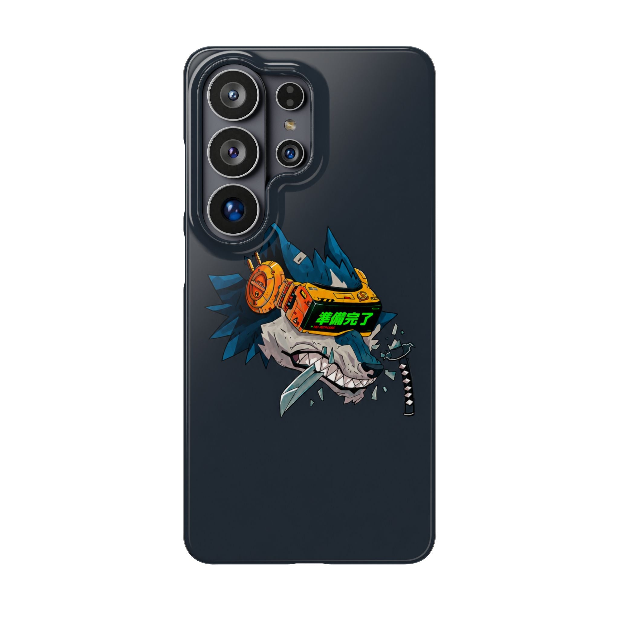 Cyberpunk Wolf Phone Case