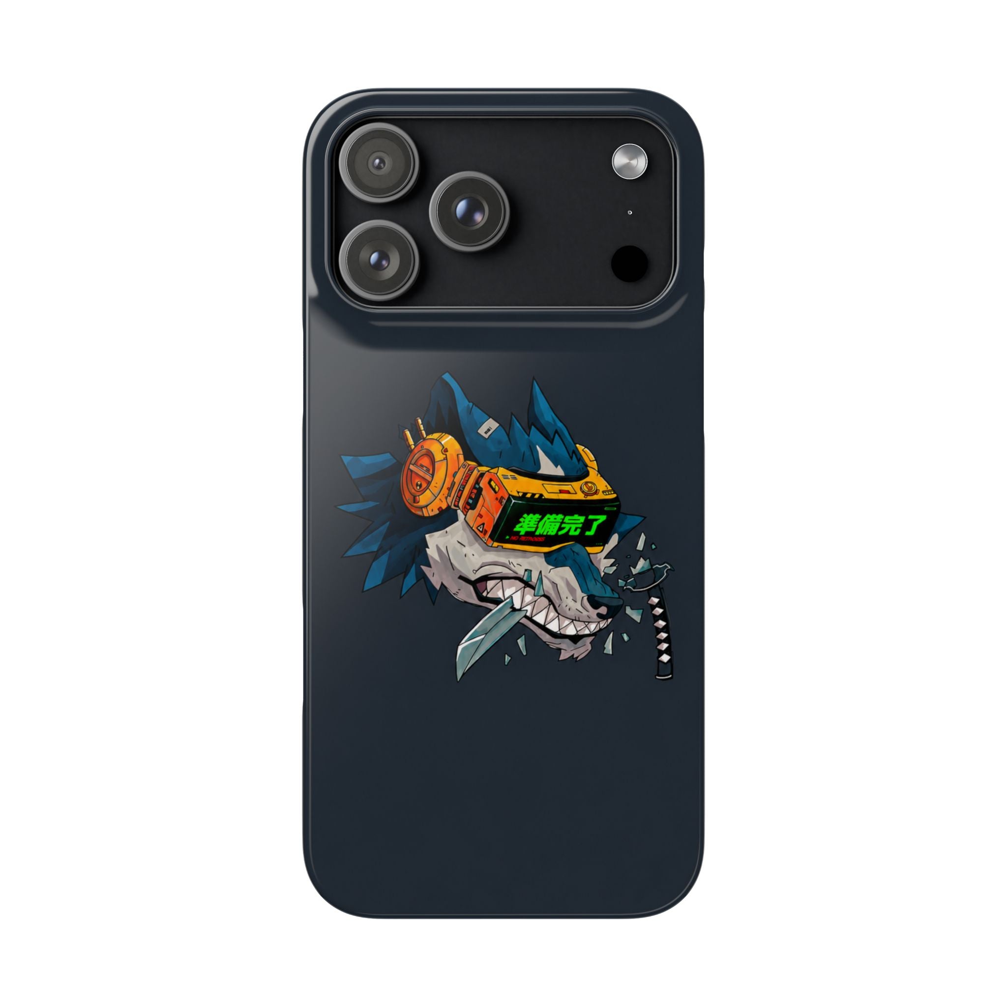 Cyberpunk Wolf Phone Case