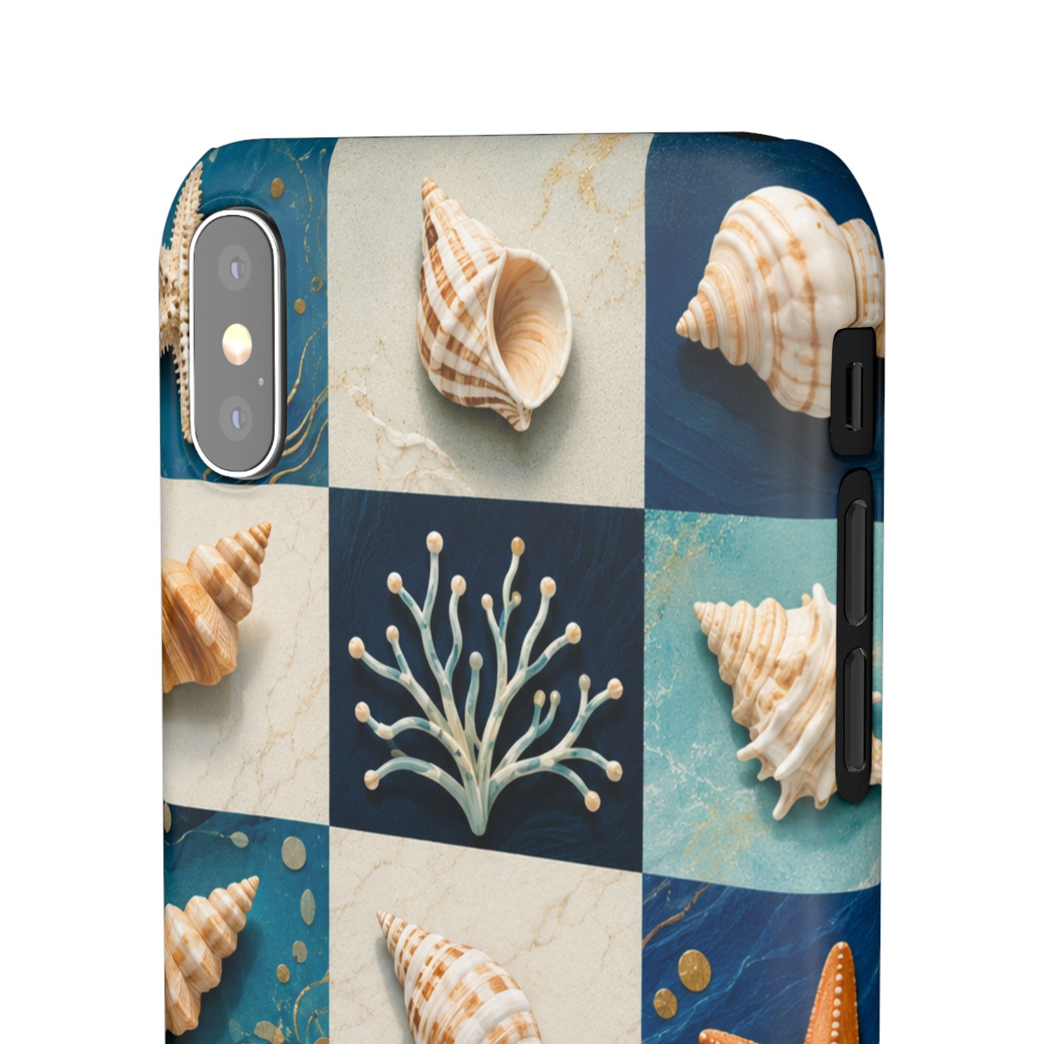 Coastal Seashell Mosaic Phone Case