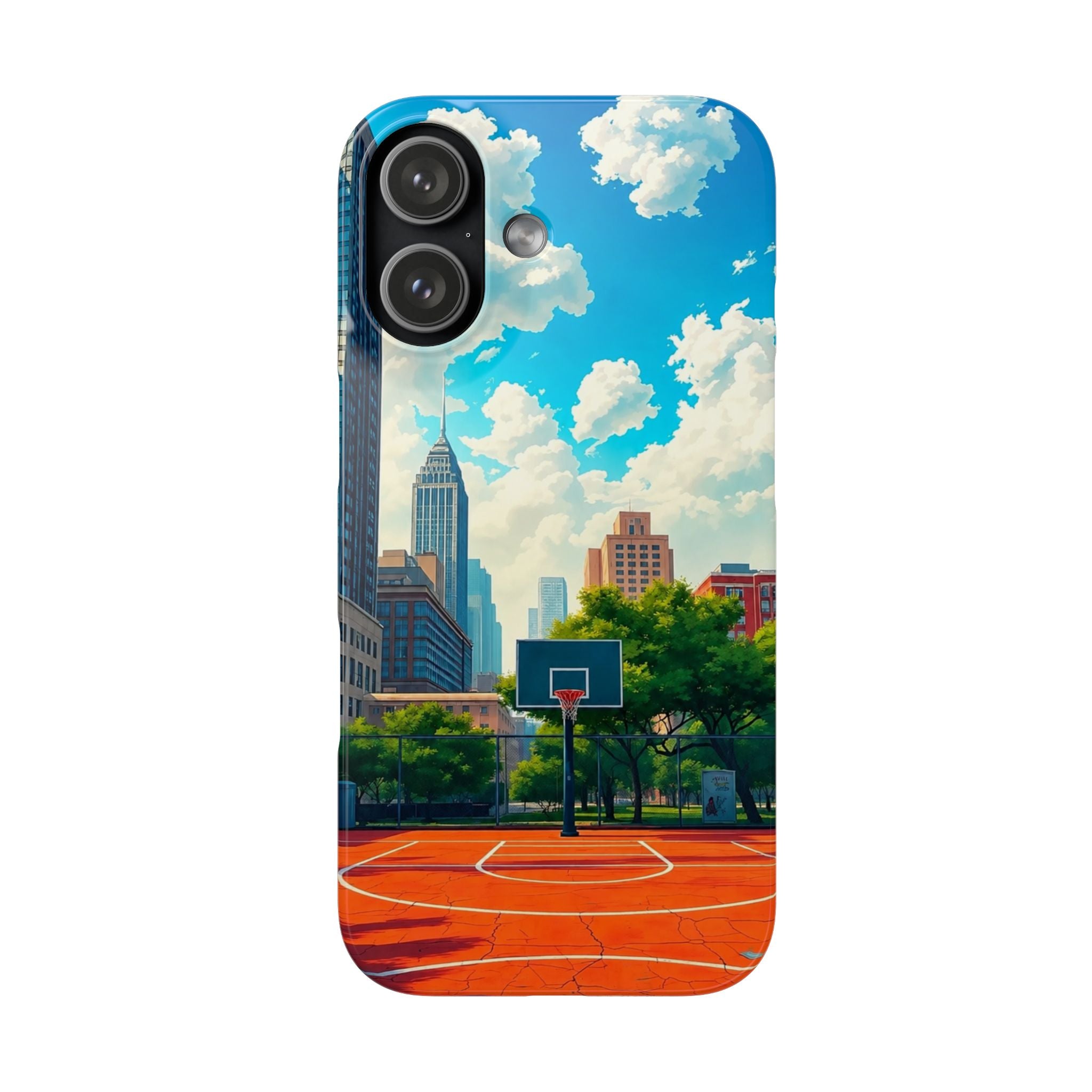 Urban Basketball Court Phone Case