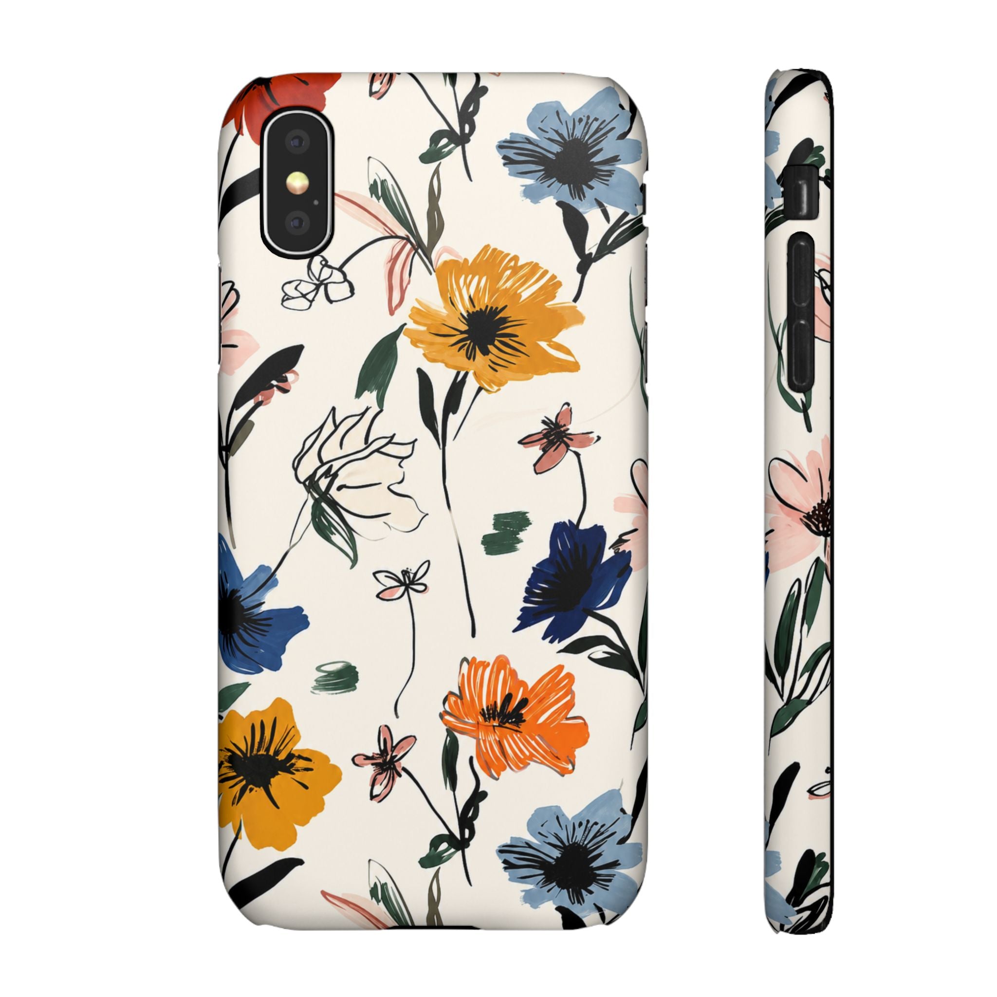 Wildflower Sketch Phone Case