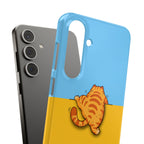Peekaboo Orange Cat Phone Case