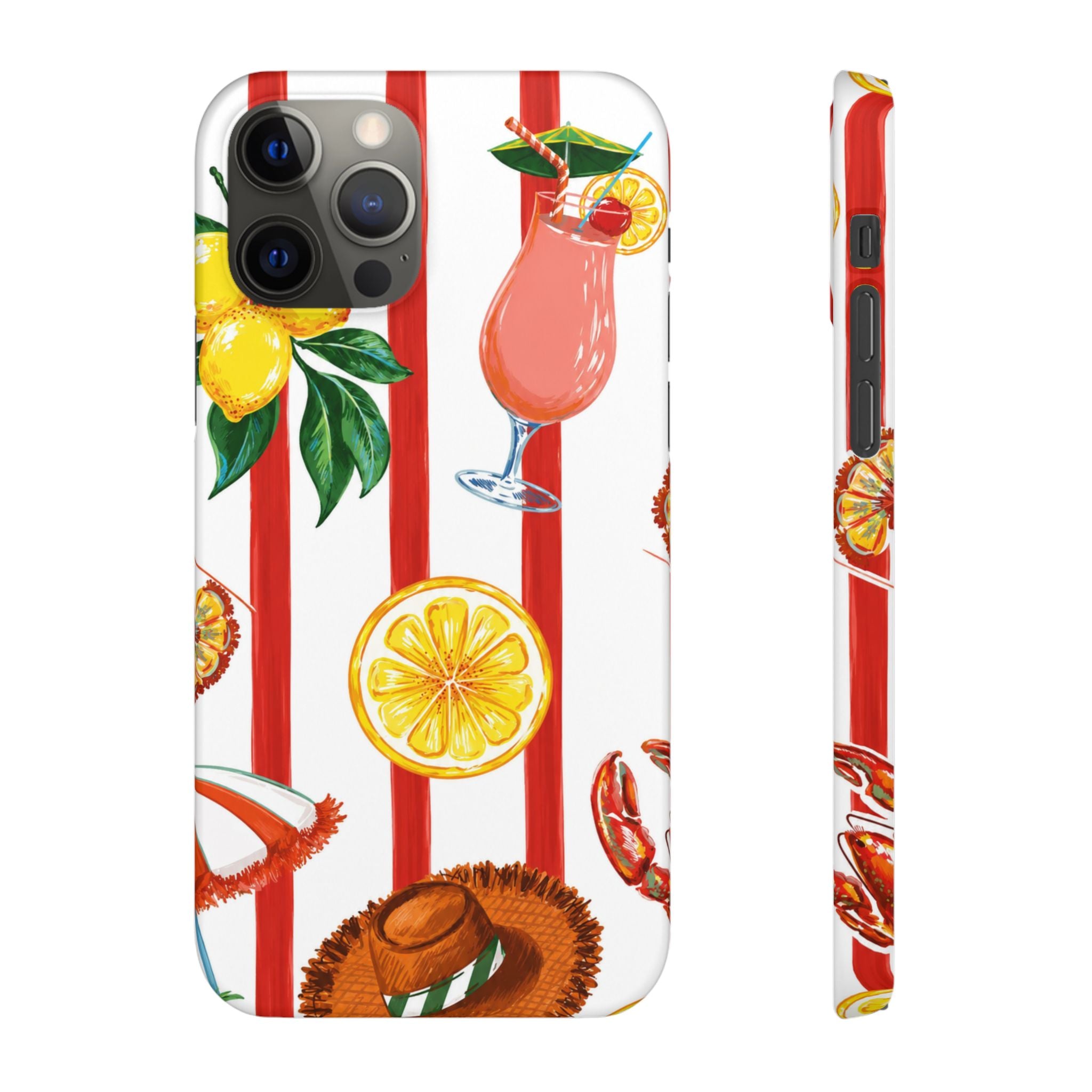 Lemon Coast – Summer Citrus Phone Case