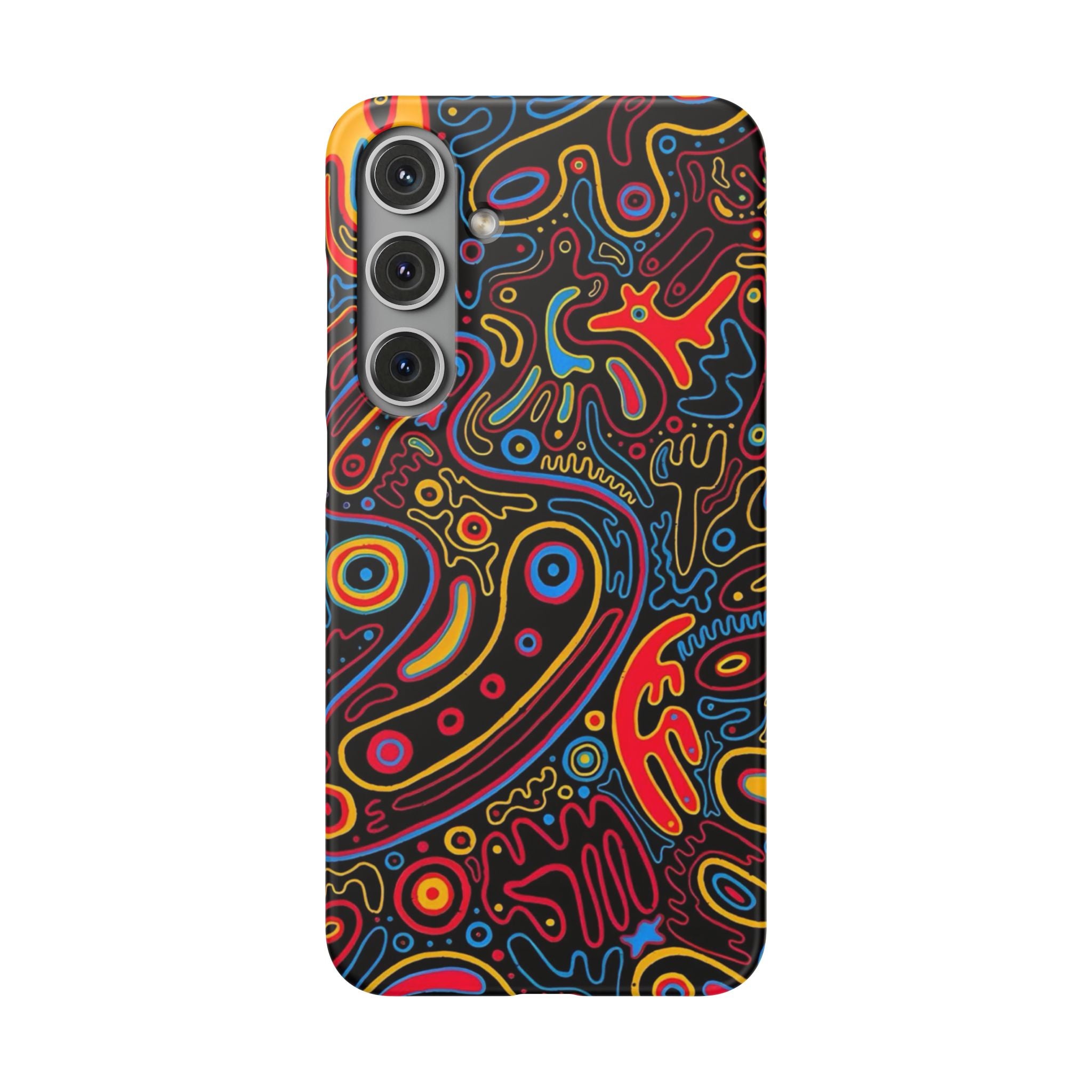 Neon Maze Phone Case