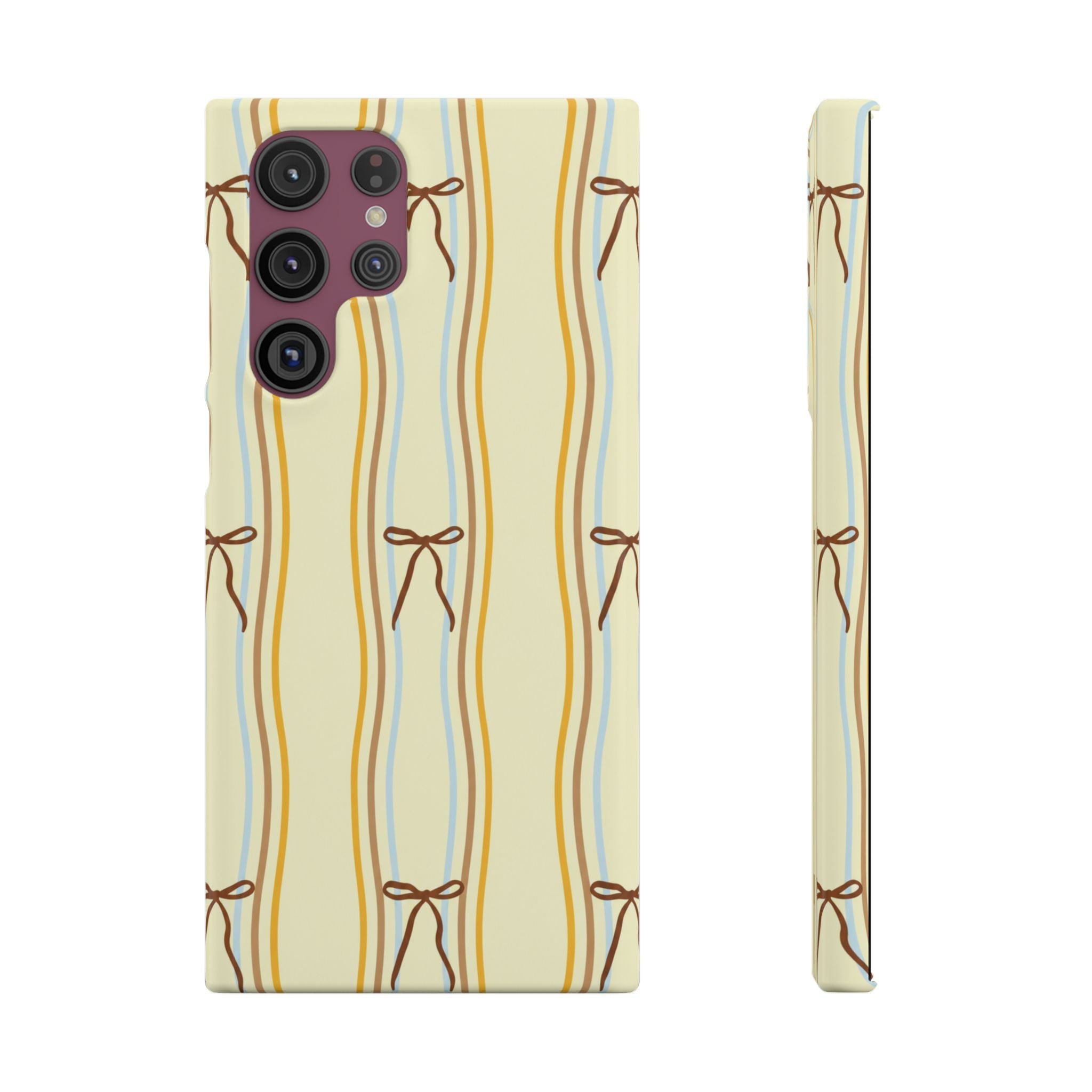 Bow Stripe Phone Case
