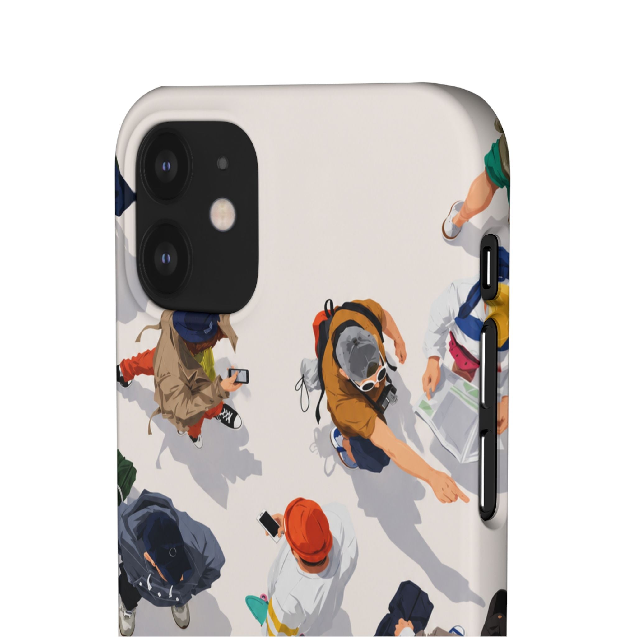 City Crowd Aesthetic Phone Case
