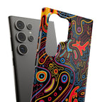 Neon Maze Phone Case