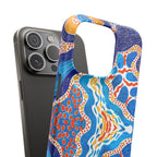 Abstract Blue Pattern Phone Case