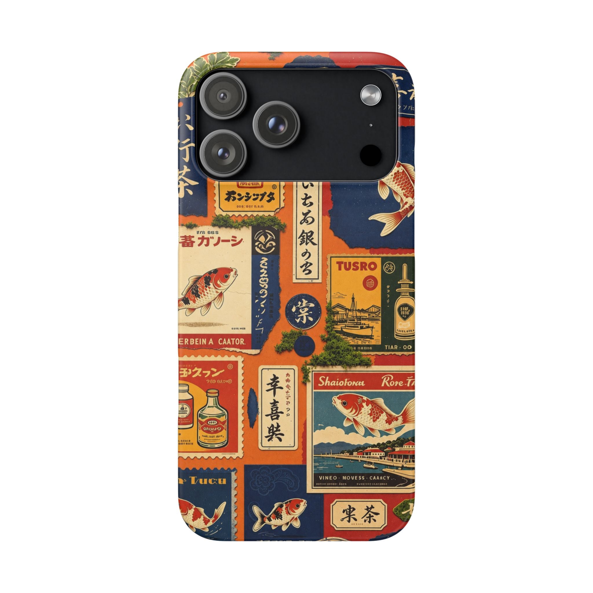 Vintage Japanese Koi Phone Case
