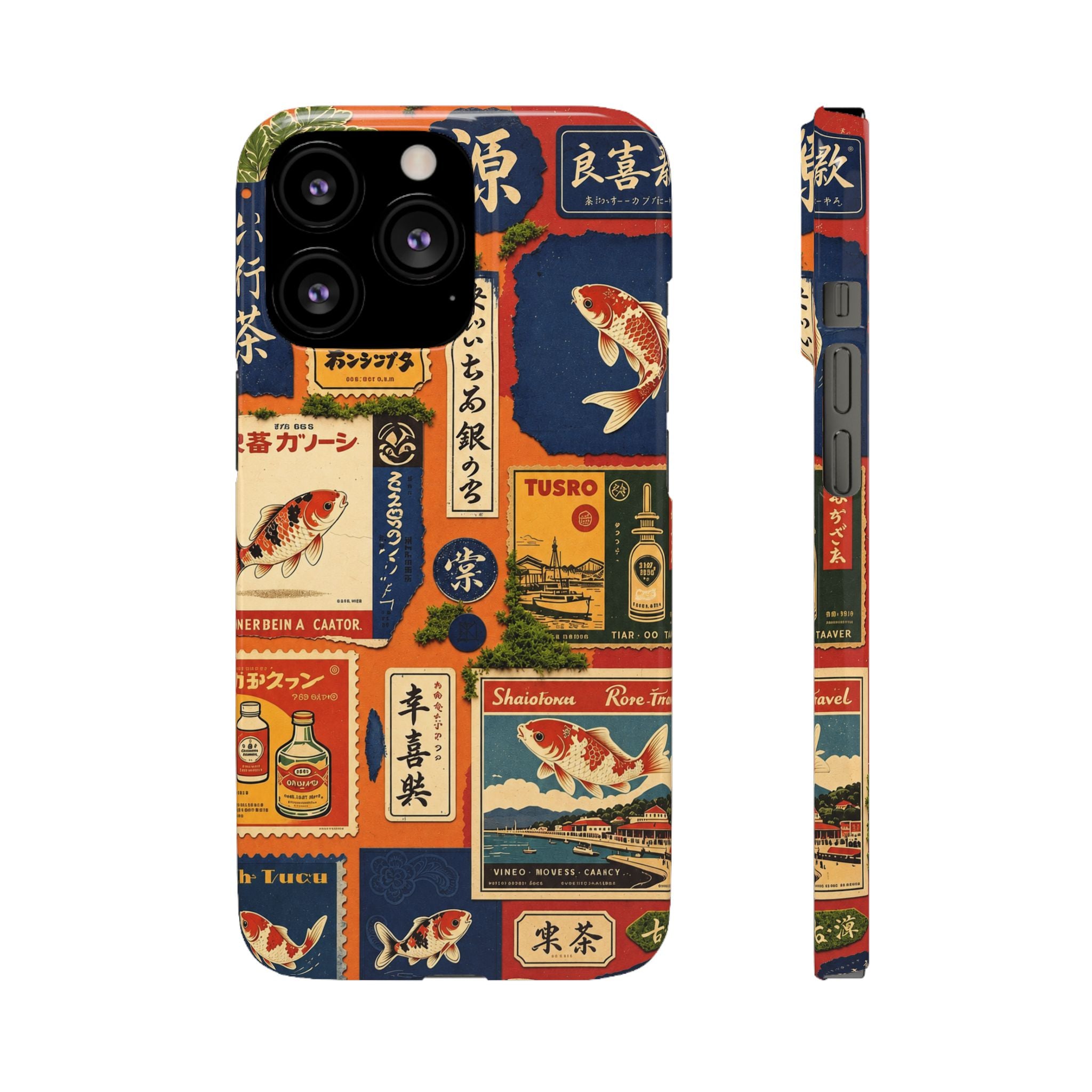 Vintage Japanese Koi Phone Case