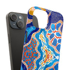 Abstract Blue Pattern Phone Case
