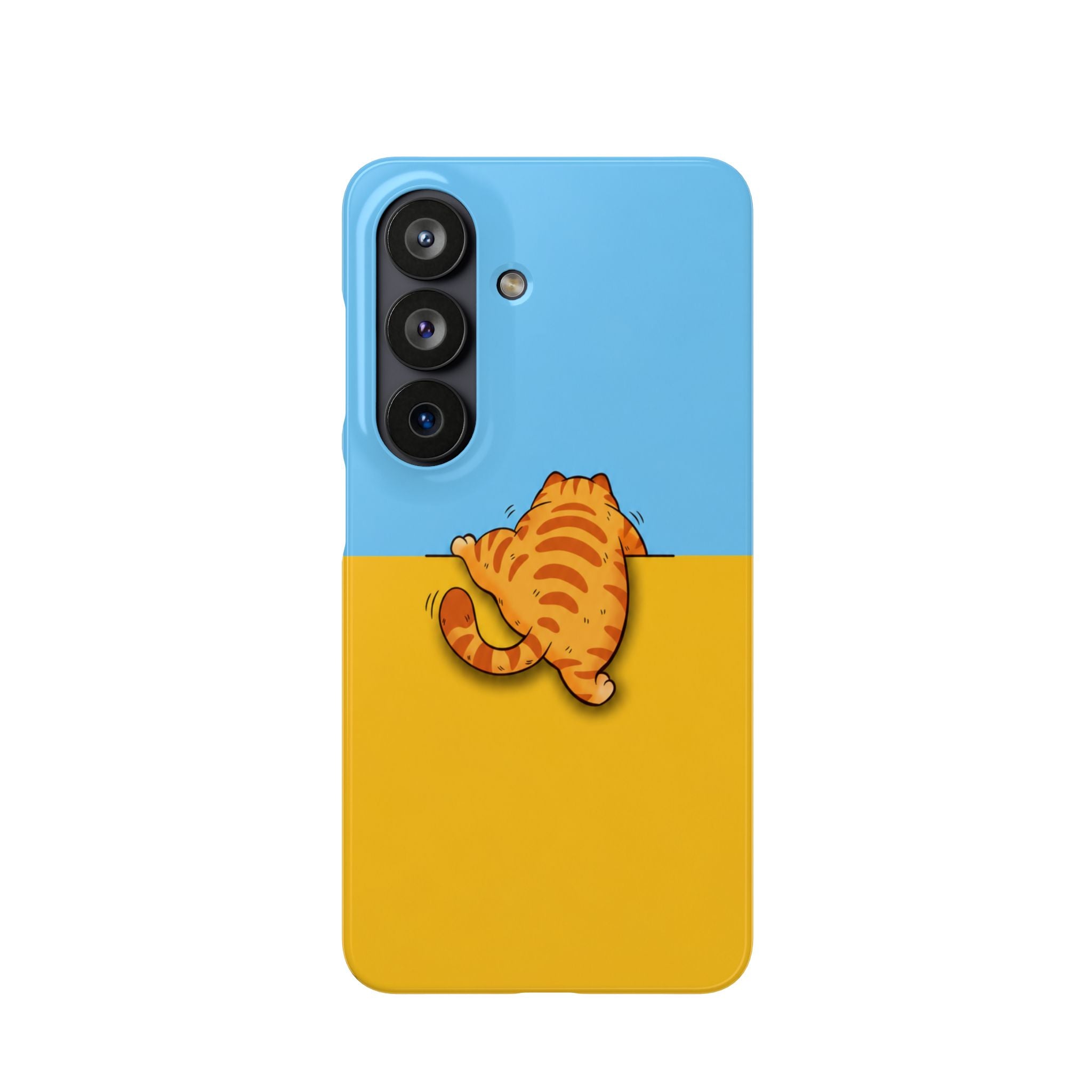 Peekaboo Orange Cat Phone Case