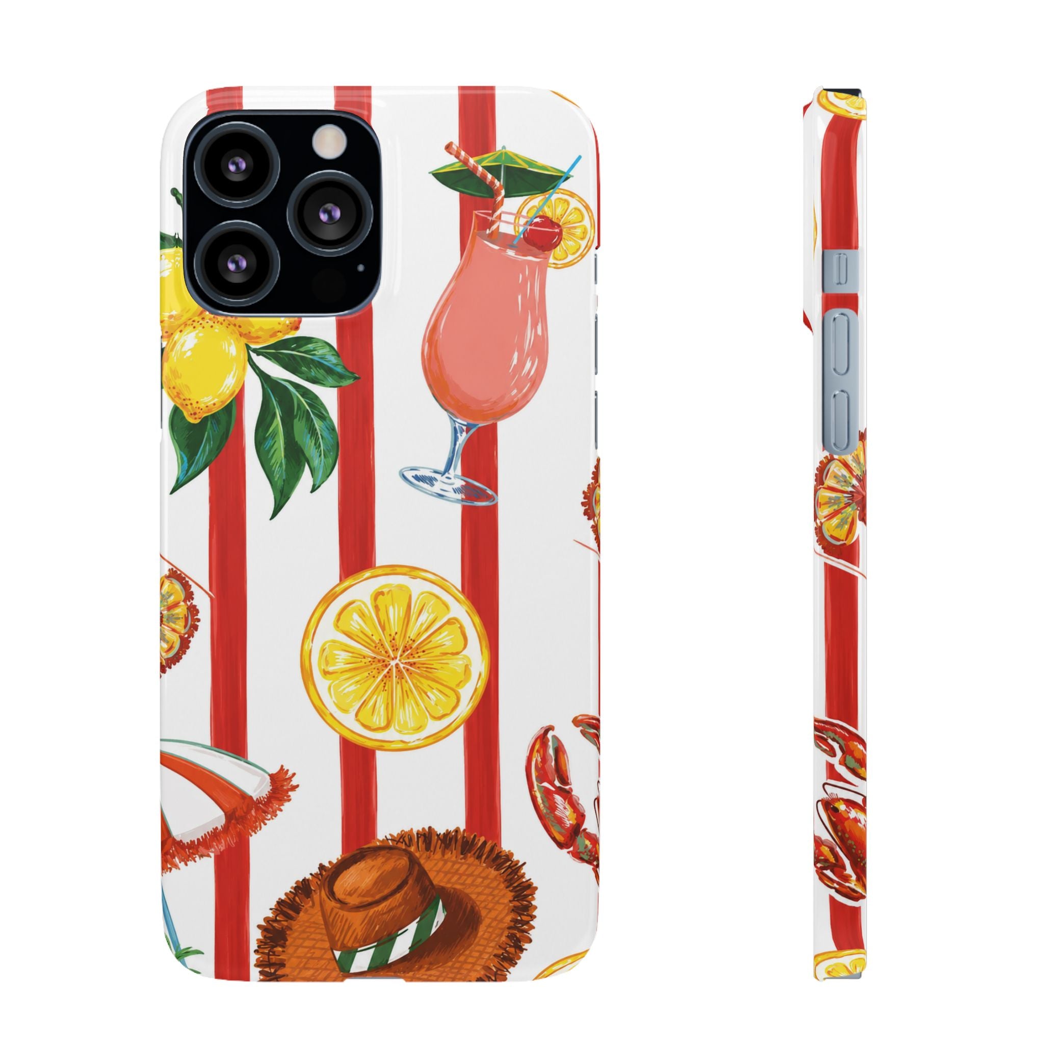 Lemon Coast – Summer Citrus Phone Case