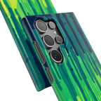 Liquid Emerald – Abstract Drip Phone Case