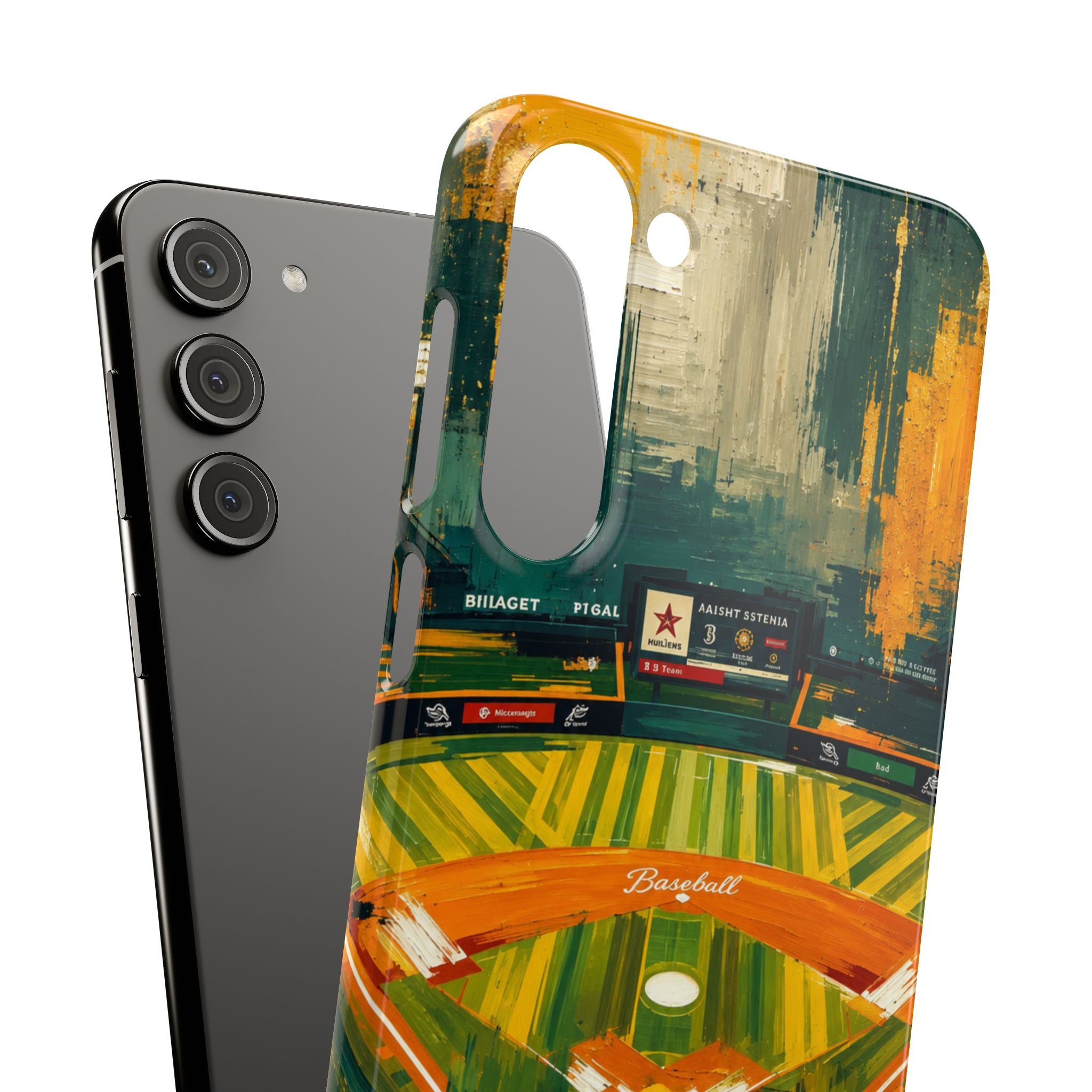 Abstract Baseball Stadium Phone Case