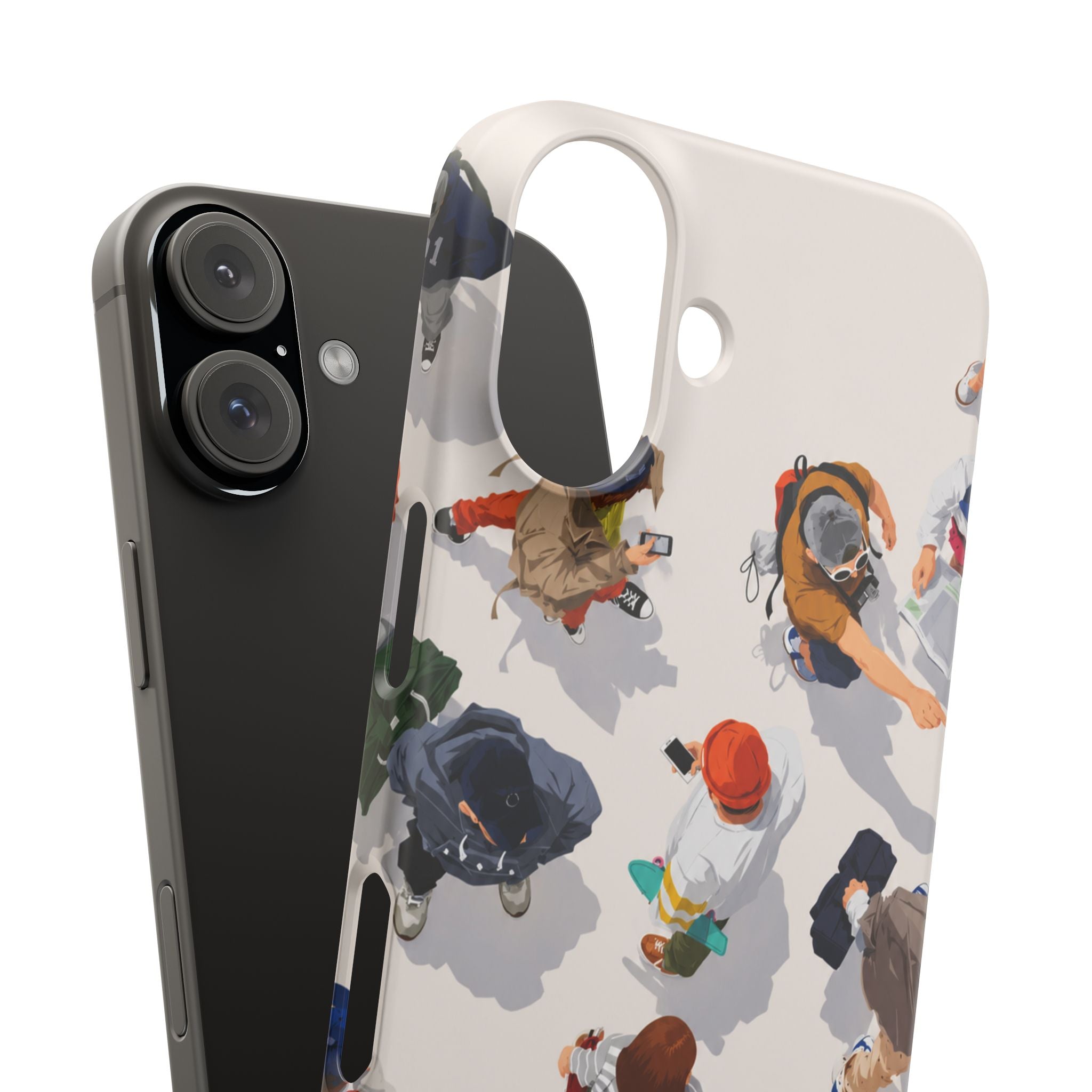 City Crowd Aesthetic Phone Case