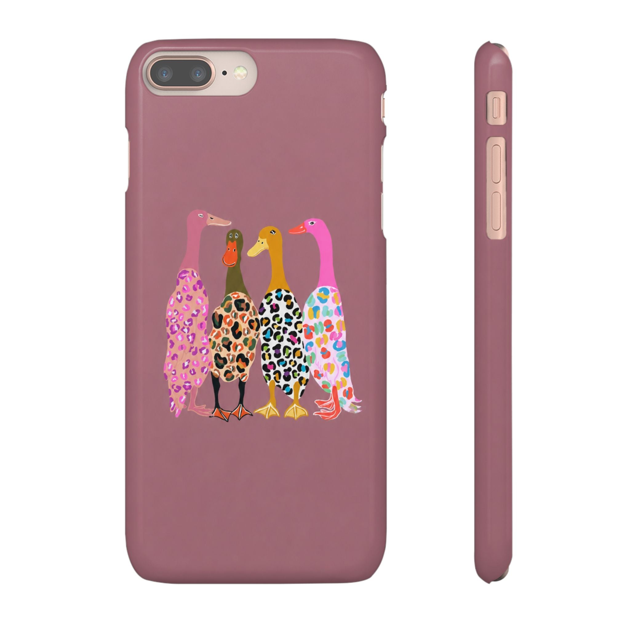 Colorful Leopard Ducks Phone Case