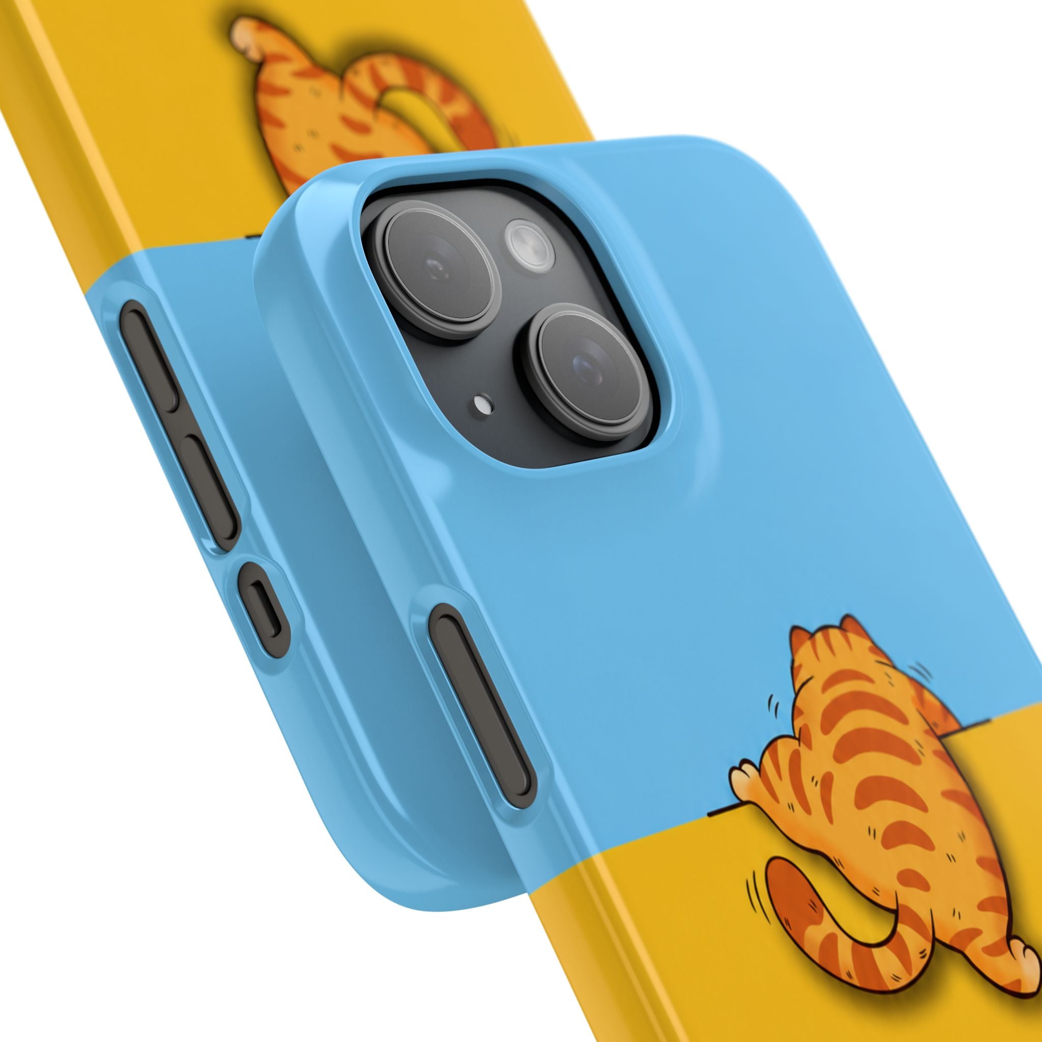 Peekaboo Orange Cat Phone Case