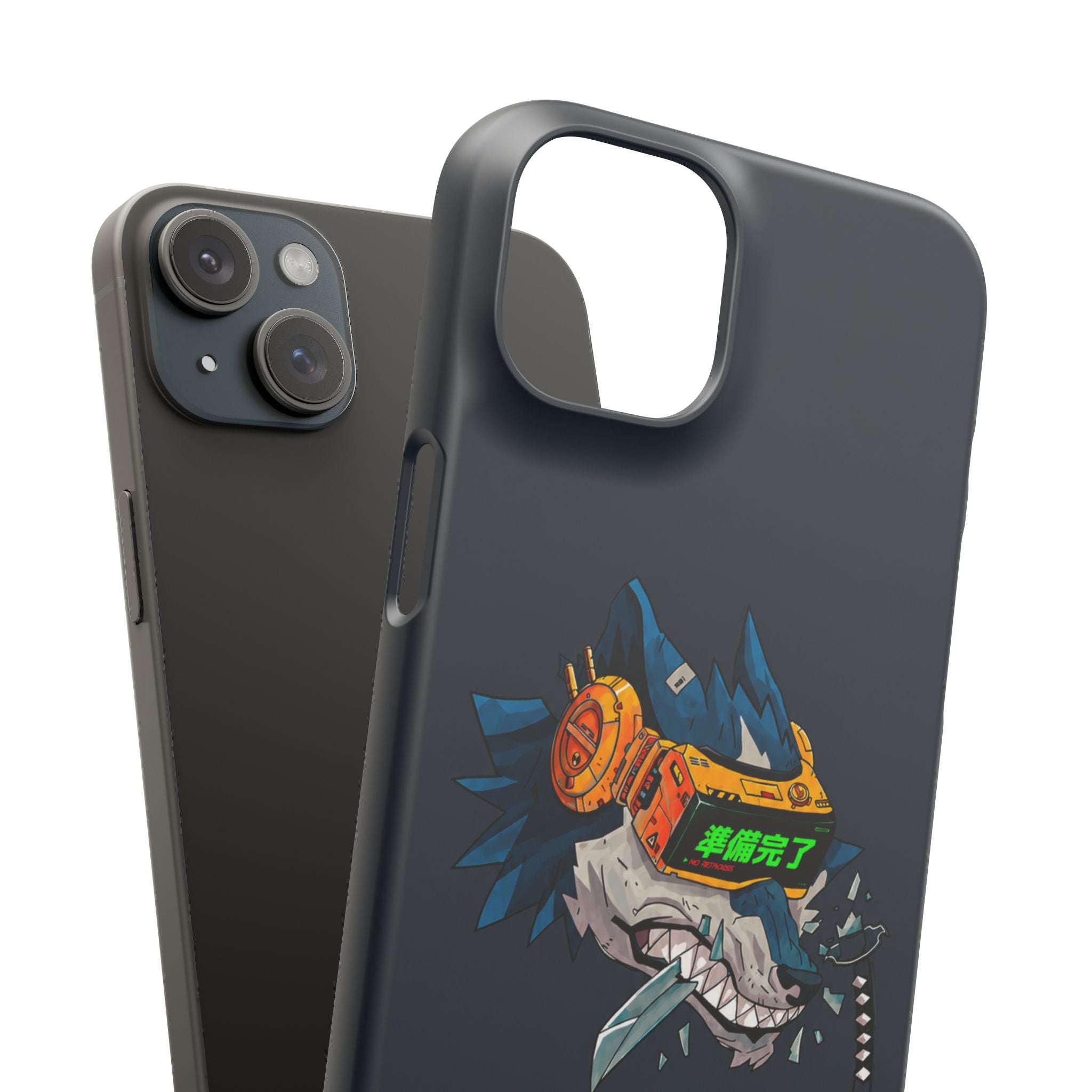 Cyberpunk Wolf Phone Case