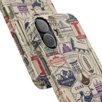Vintage Travel Stamps Phone Case