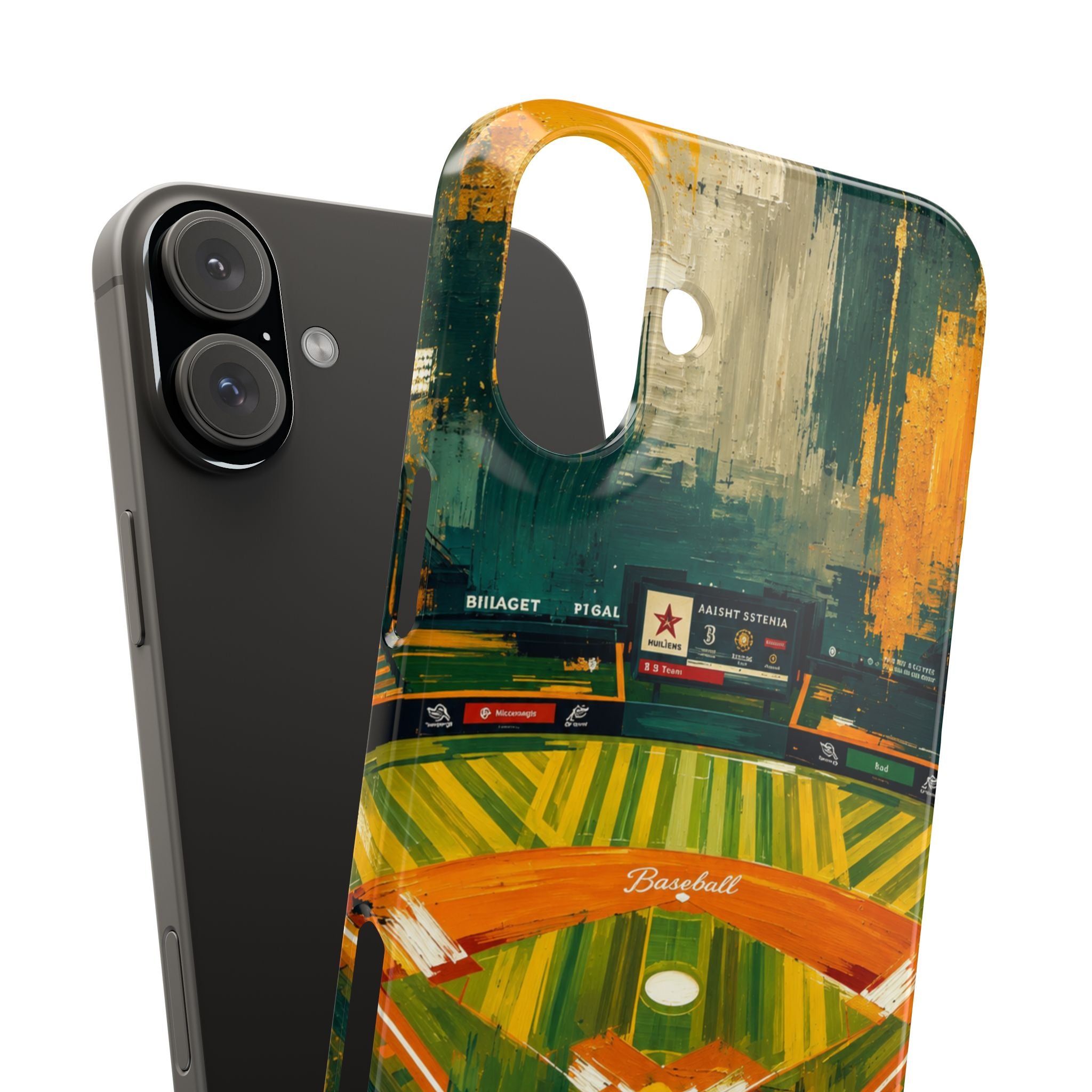 Abstract Baseball Stadium Phone Case