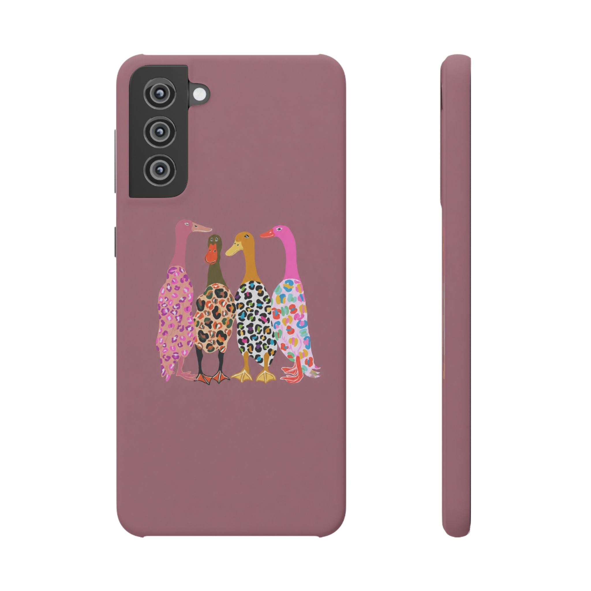 Colorful Leopard Ducks Phone Case