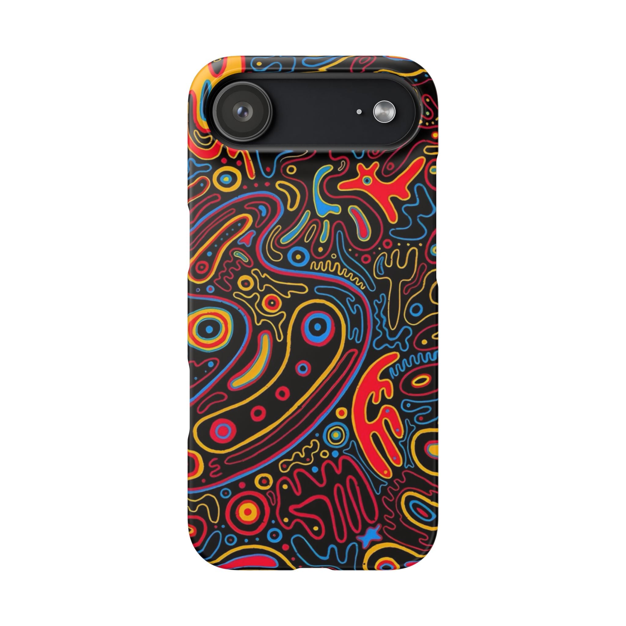 Neon Maze Phone Case