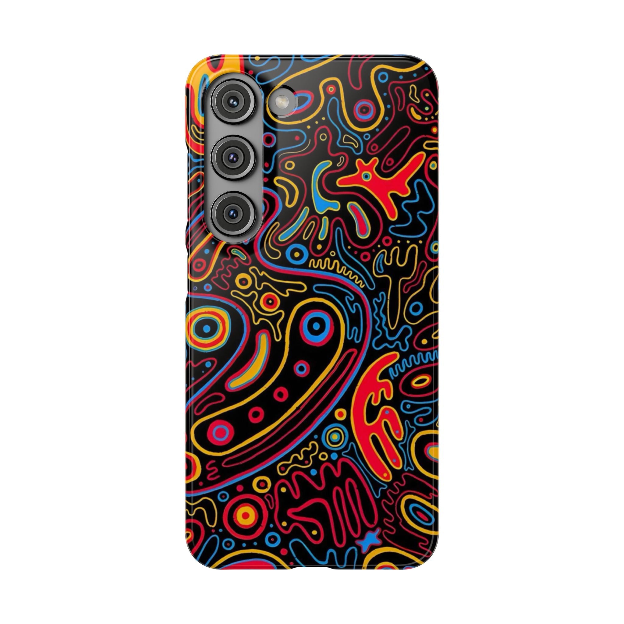 Neon Maze Phone Case