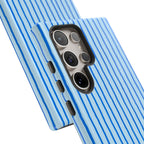 Blue Wavy Lines Phone Case