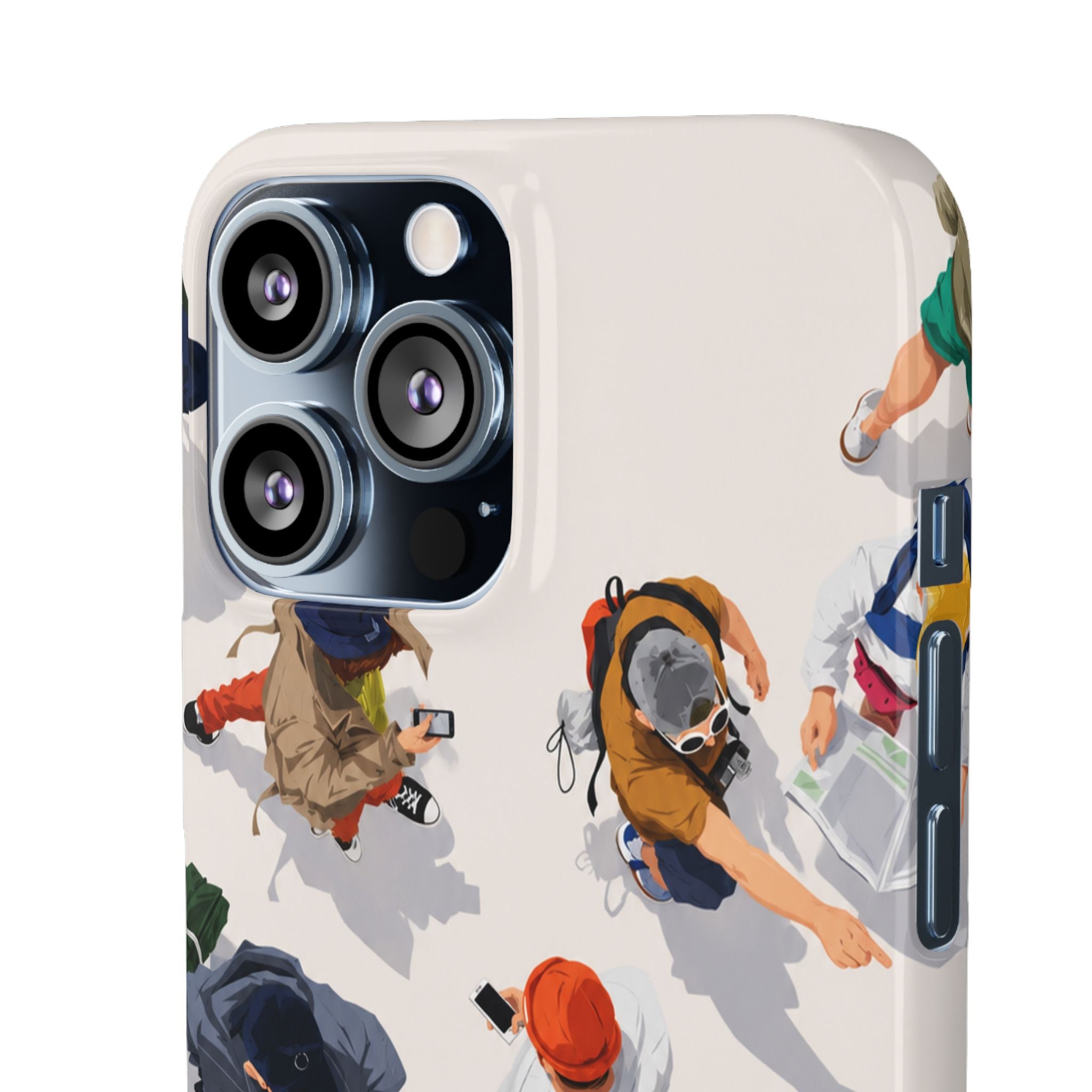 City Crowd Aesthetic Phone Case