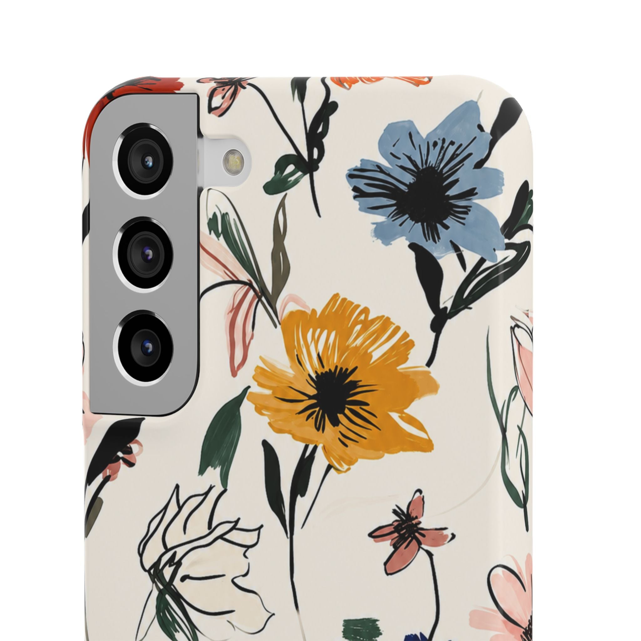 Wildflower Sketch Phone Case