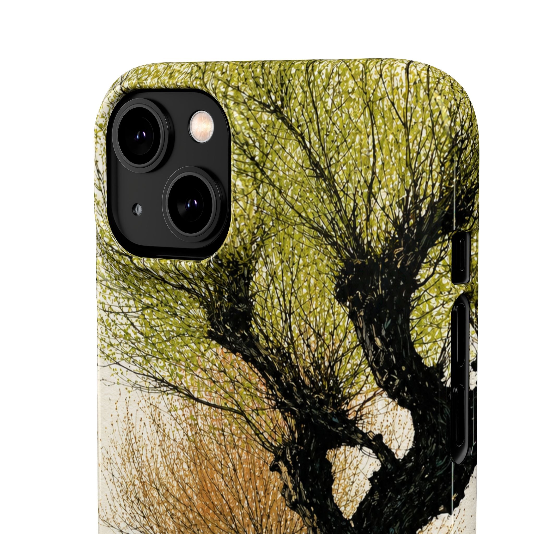 Serene Willow Landscape Phone Case