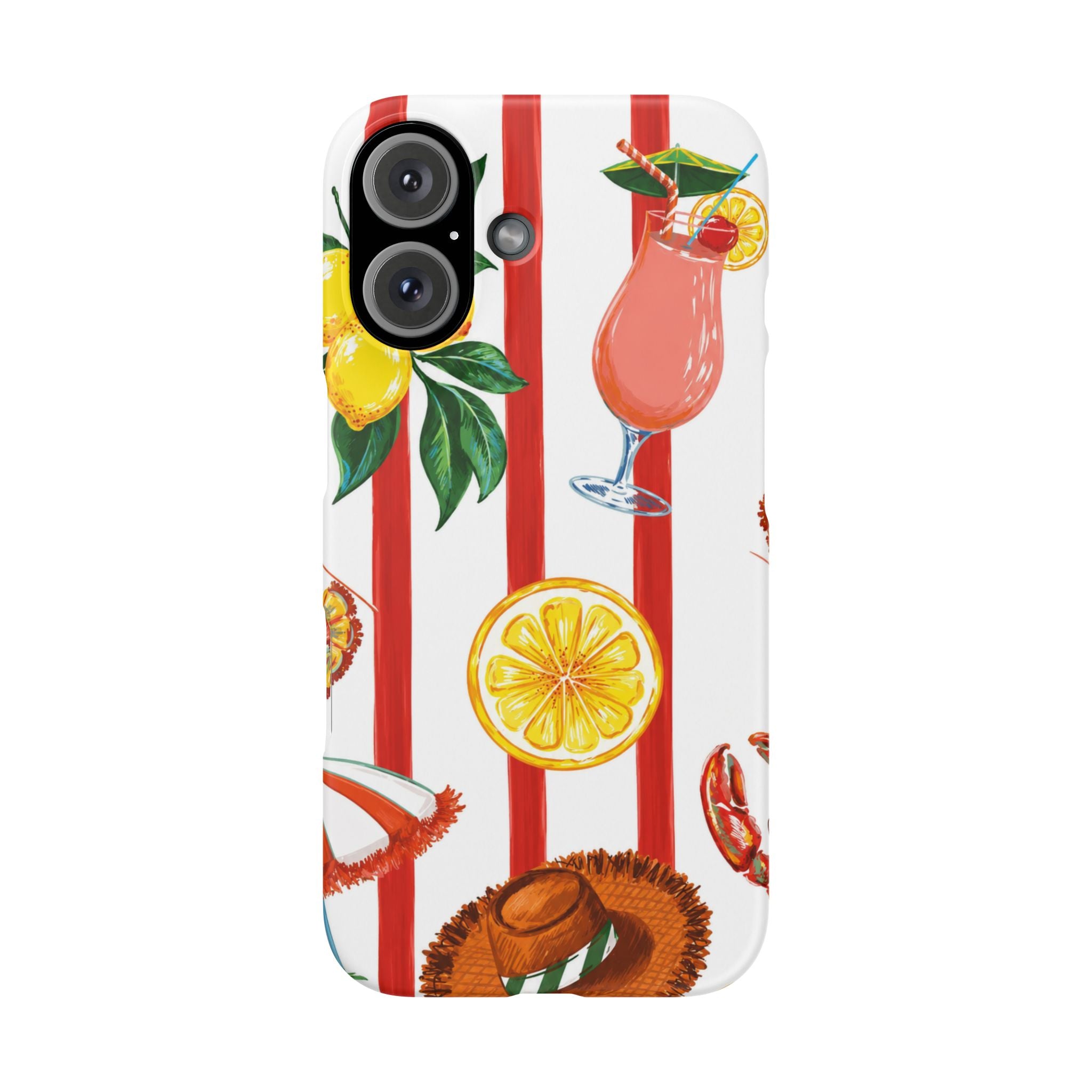 Lemon Coast – Summer Citrus Phone Case