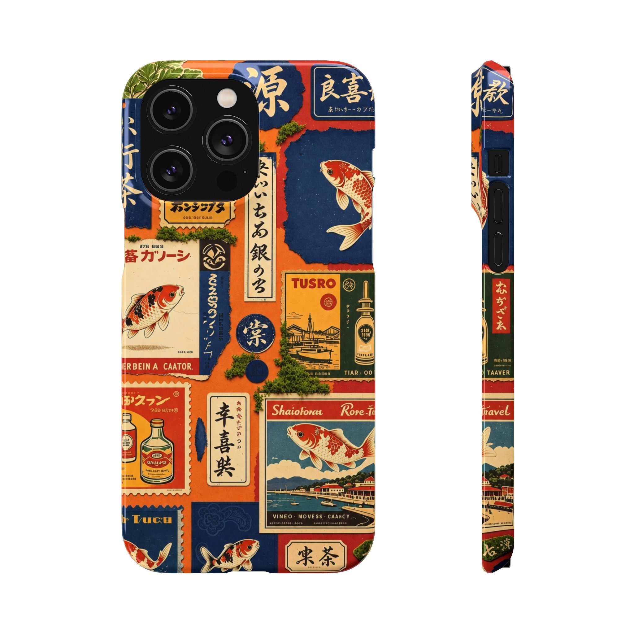 Vintage Japanese Koi Phone Case