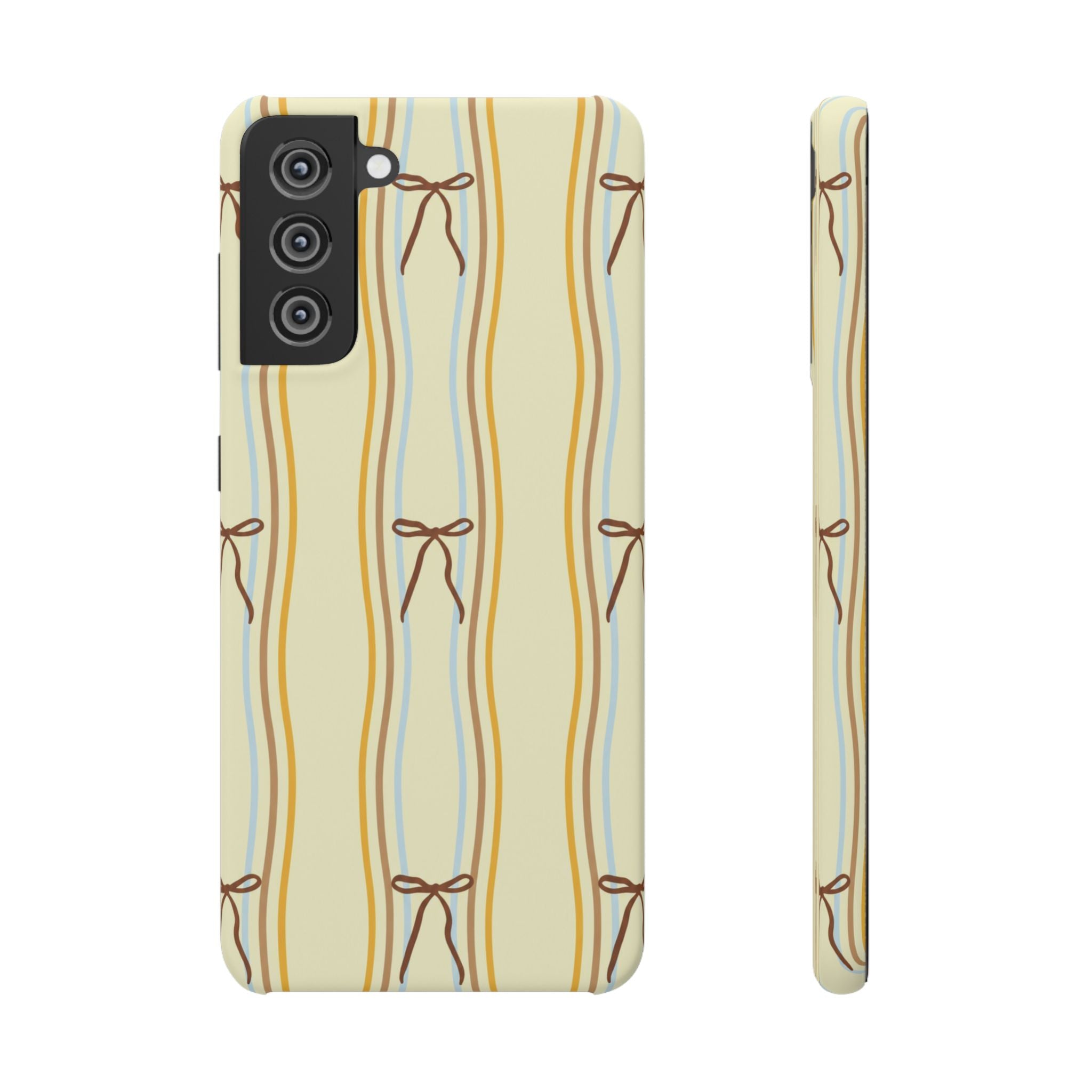 Bow Stripe Phone Case