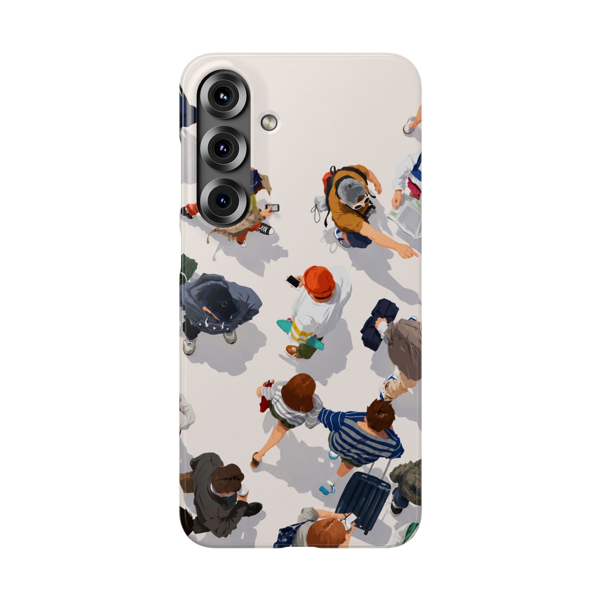 City Crowd Aesthetic Phone Case