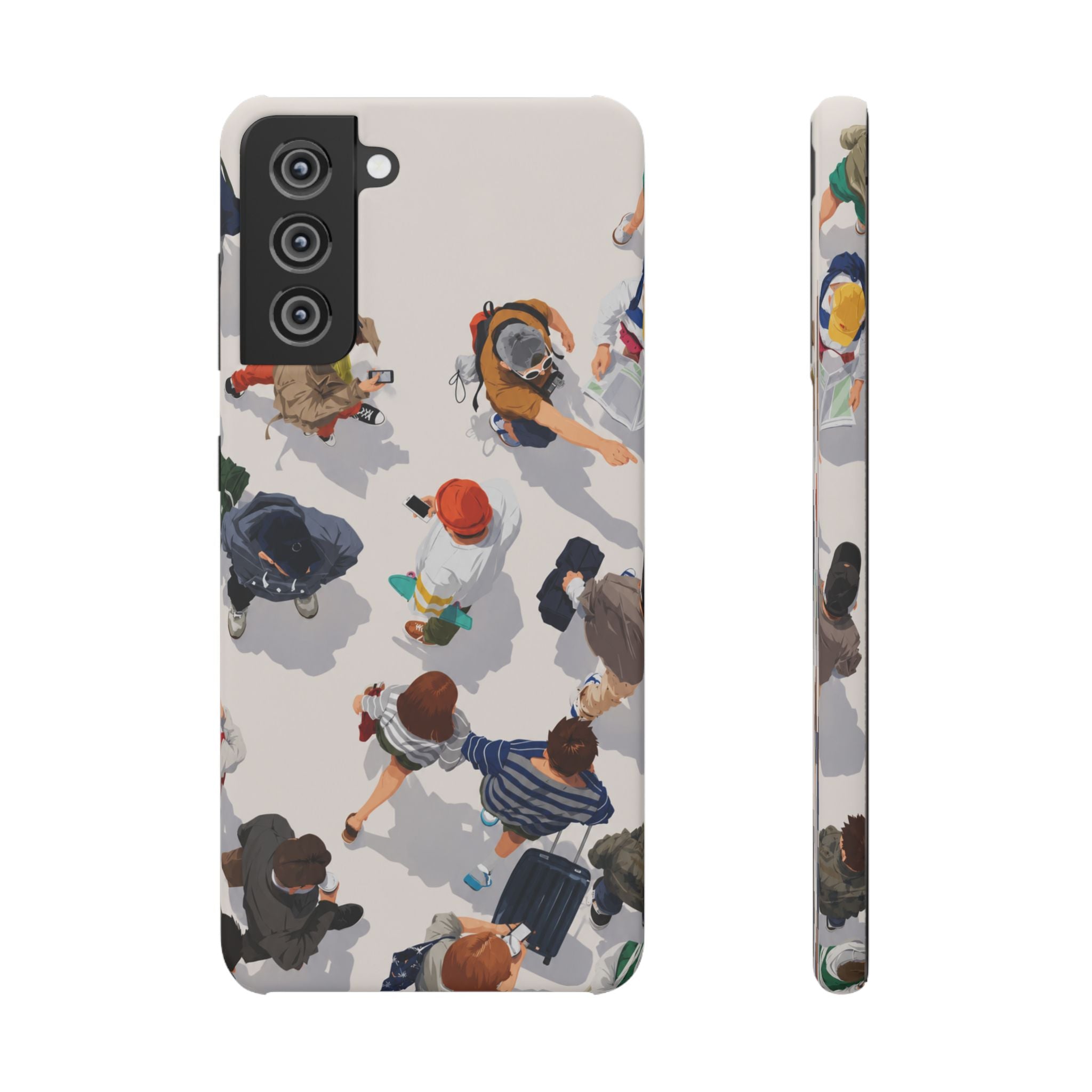 City Crowd Aesthetic Phone Case