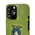 Stay Wild Bear Phone Case