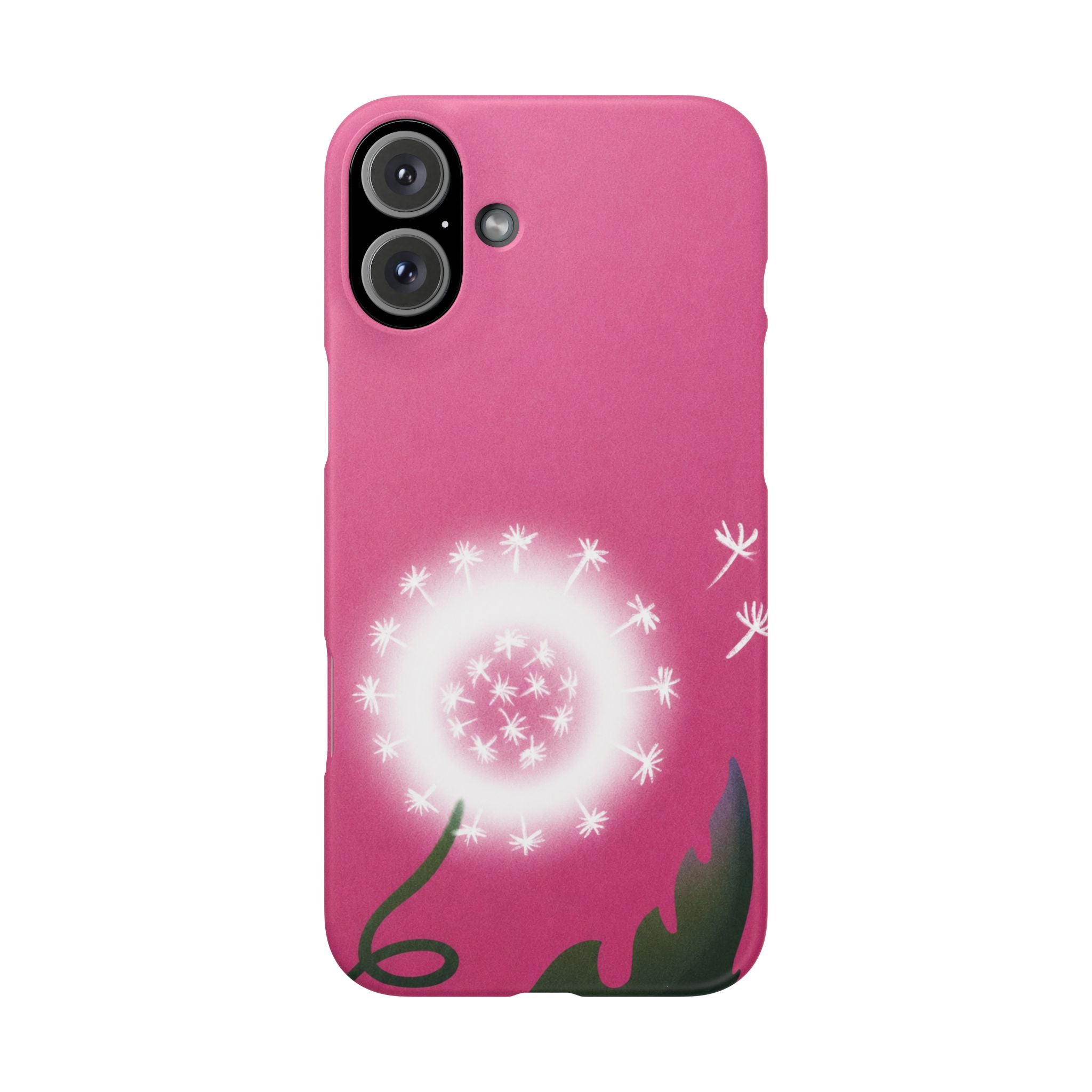 Pink Dandelion Phone Case