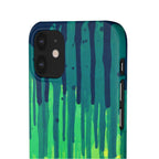 Liquid Emerald – Abstract Drip Phone Case