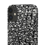 Black and White Skull Pattern Phone Case
