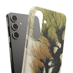 Serene Willow Landscape Phone Case