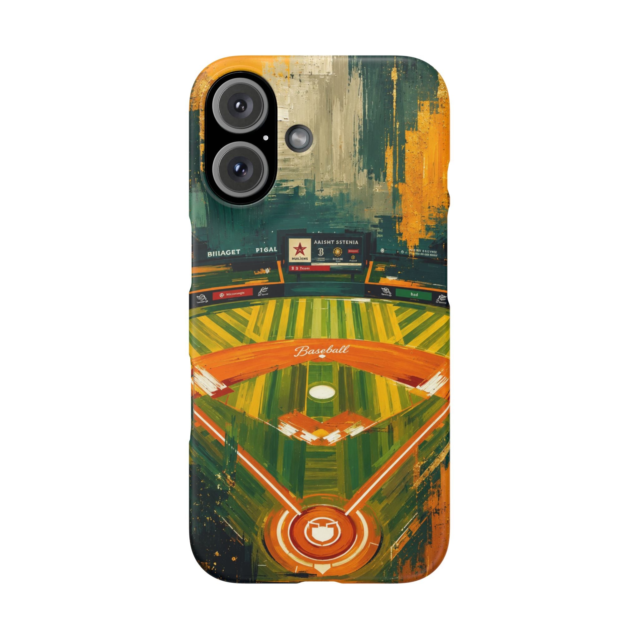 Abstract Baseball Stadium Phone Case