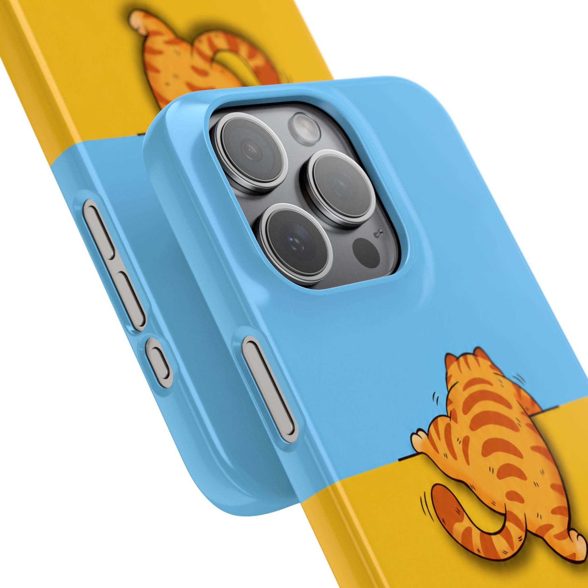 Peekaboo Orange Cat Phone Case