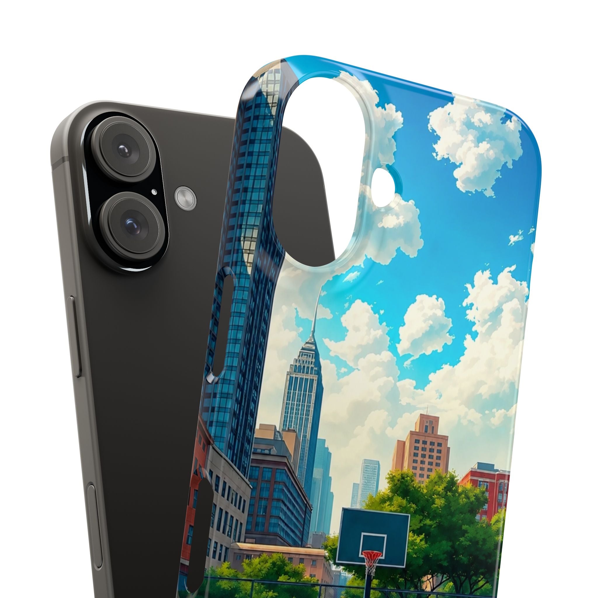 Urban Basketball Court Phone Case