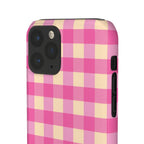Pink Gingham Phone Case